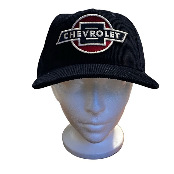 Black and Red Chevrolet Baseball Cap - Picture 1 of 3